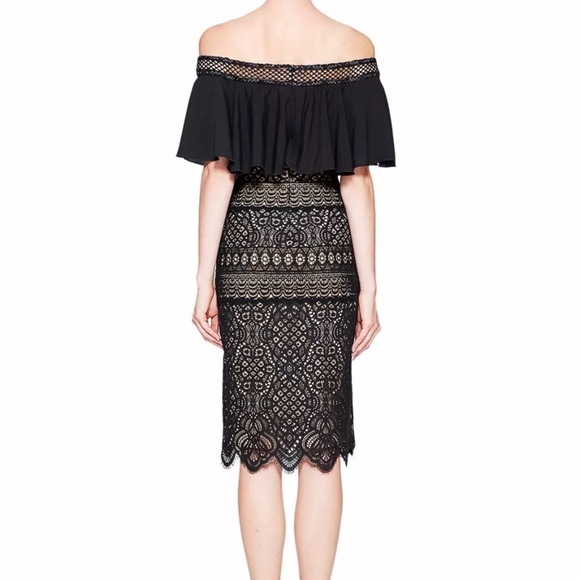 Tadashi Shoji Runway Dress black size 4 - Picture 10 of 13